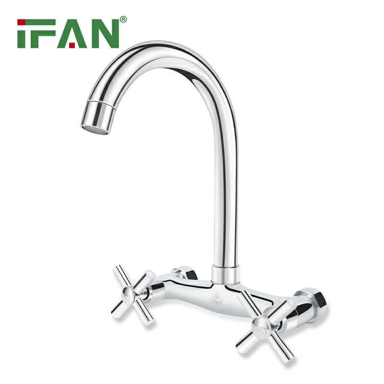 Kitchen Faucet Includes Easy Temperature Adjustment Handle