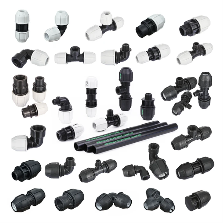 High Strength PP Compression Fitting For PE Pipes best
