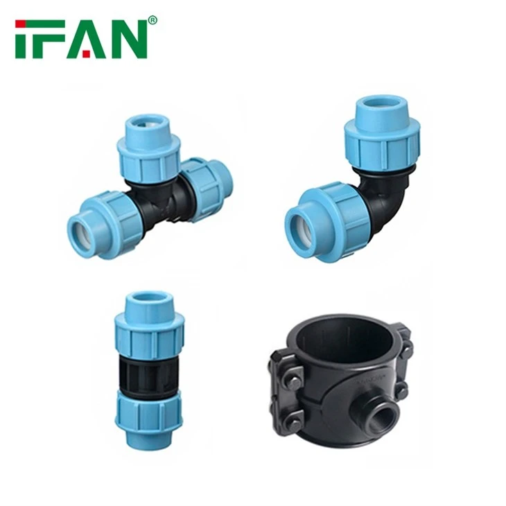 Polypropylene Compression Fitting For HDPE Pipe Plumbing factory