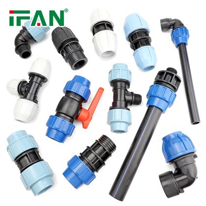 Polypropylénová prítlačná armatúra pre HDPE potrubie